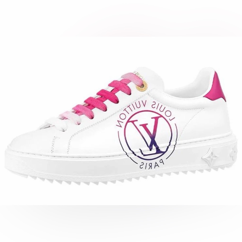 Authentic Louis Vuitton Time Out Sneaker Powdery Pink size 39 with COA.